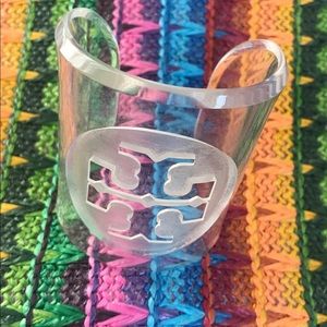 Tory Burch clear cuff bracelet
